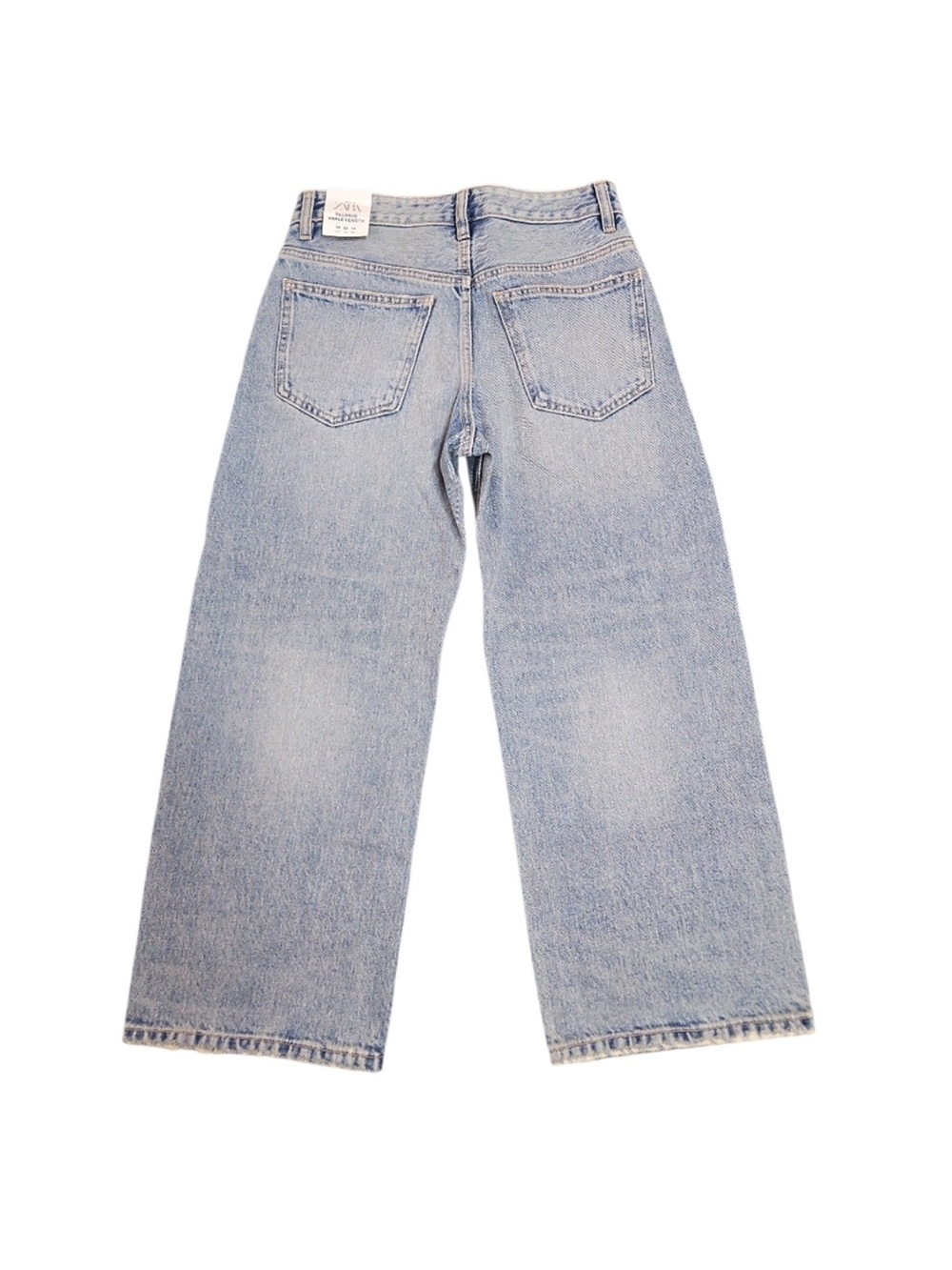 NWT Zara  Relaxed Ankle Length Jeans - Picture 3 of 7